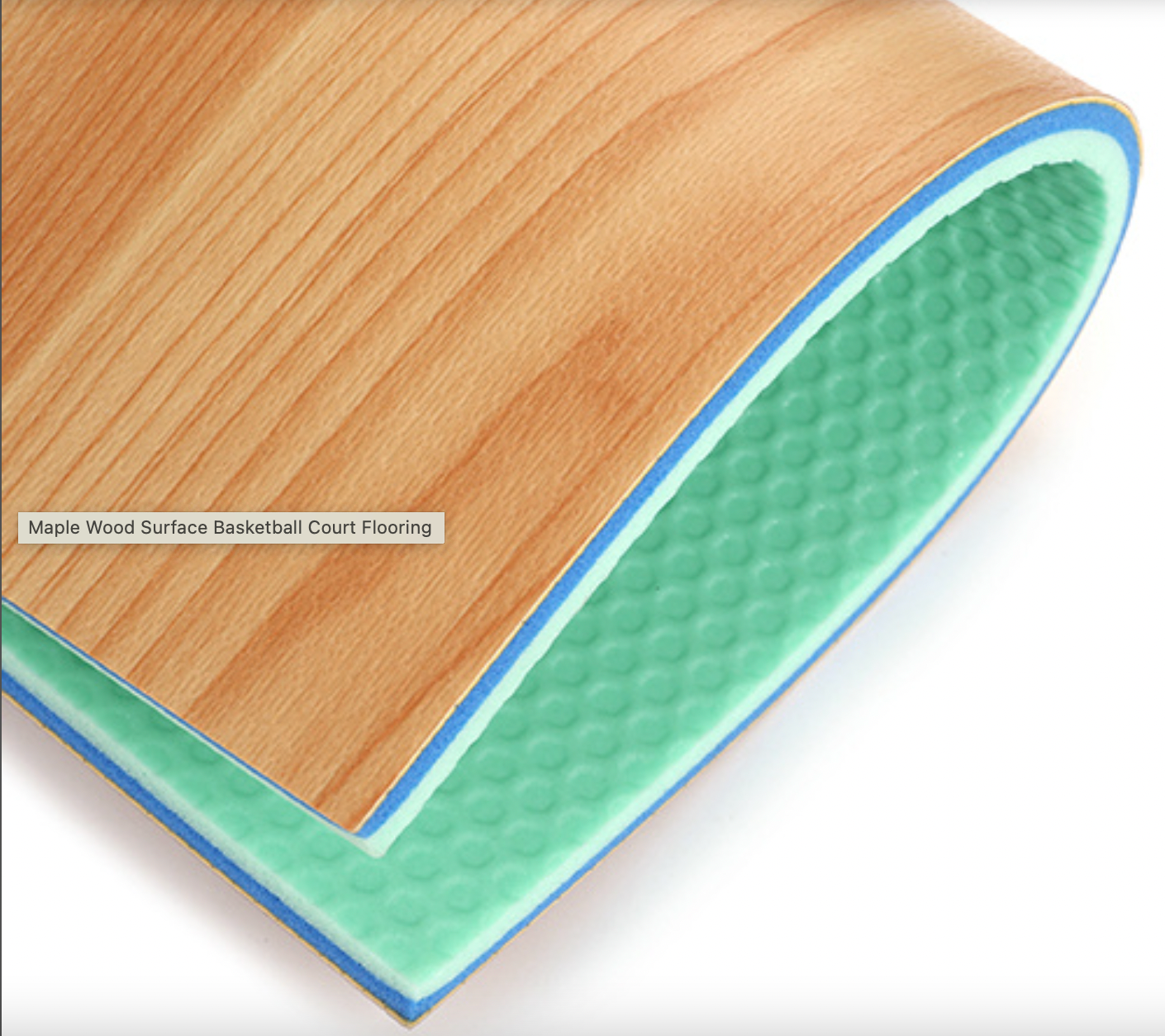 Sports Flooring 6.0MM MapleWood