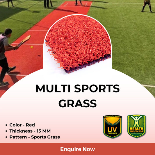 Artificial Cricket Pitch - Red
