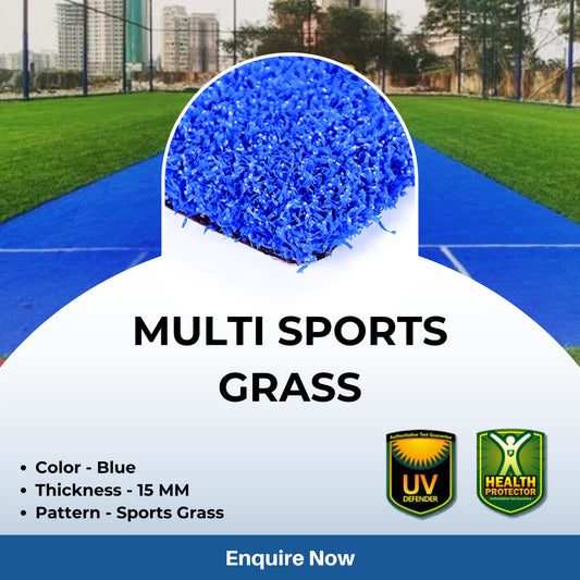 Artificial Cricket Pitch - Blue