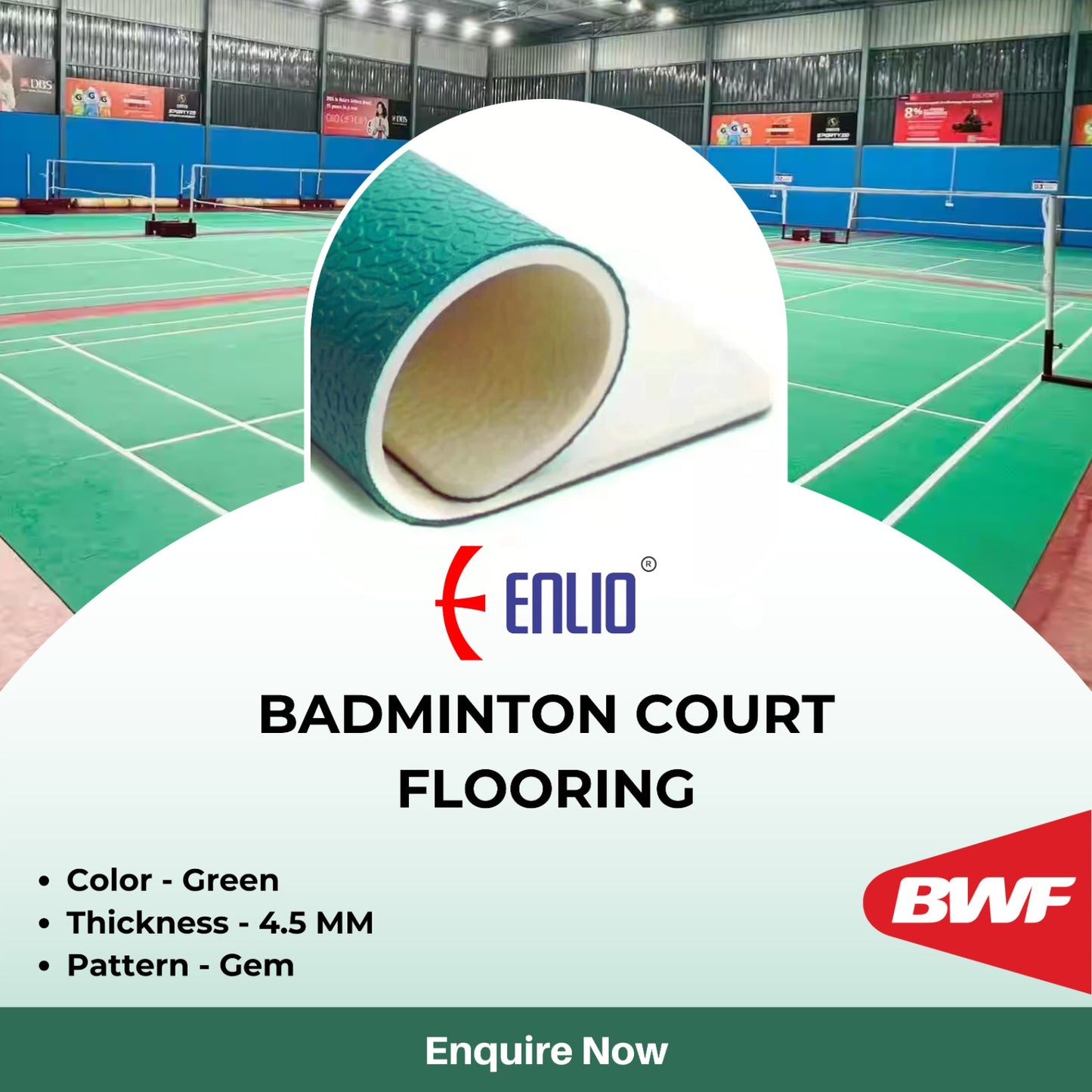 Sports Flooring 6.0MM Green